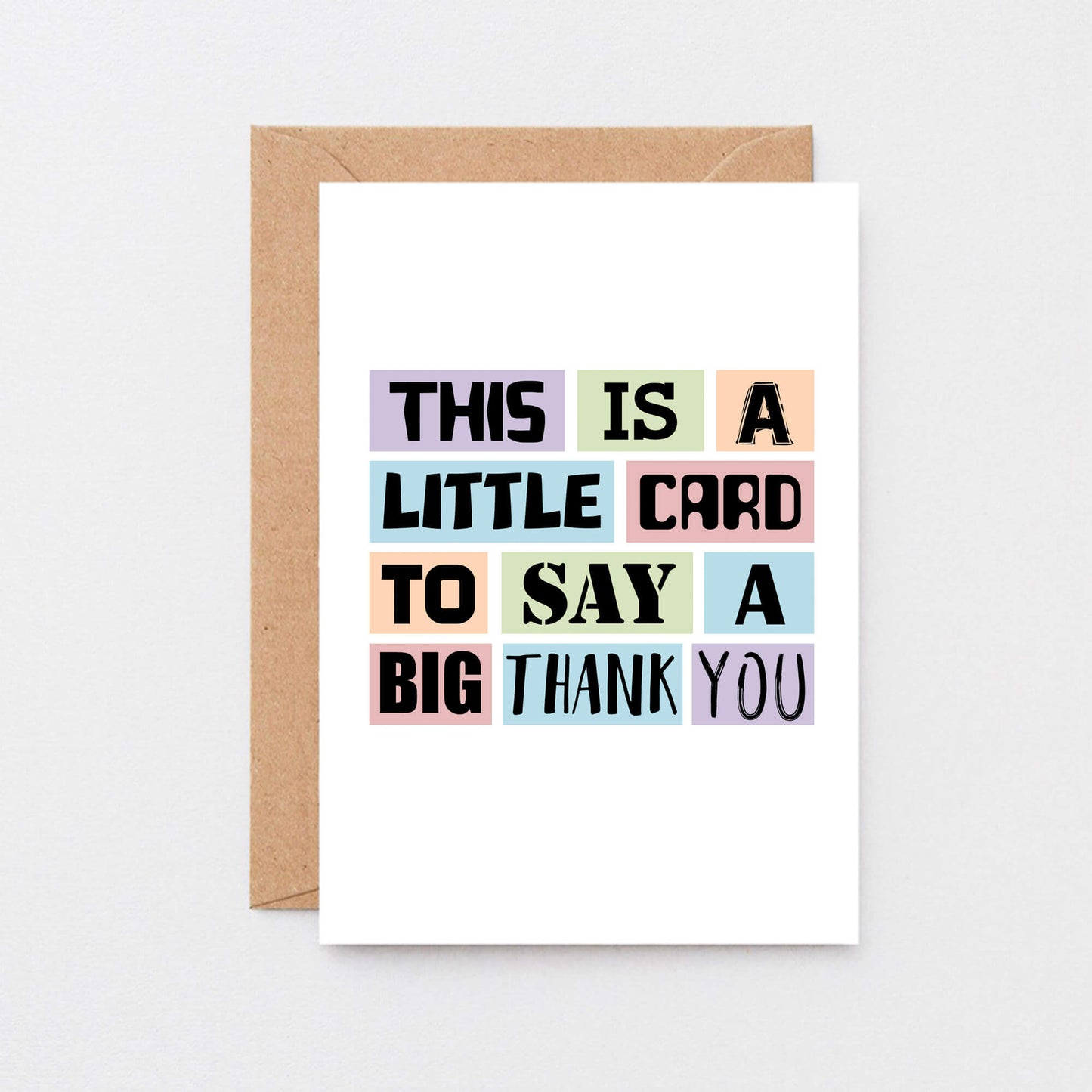 Thank You Card by SixElevenCreations Product Code SE0014A6