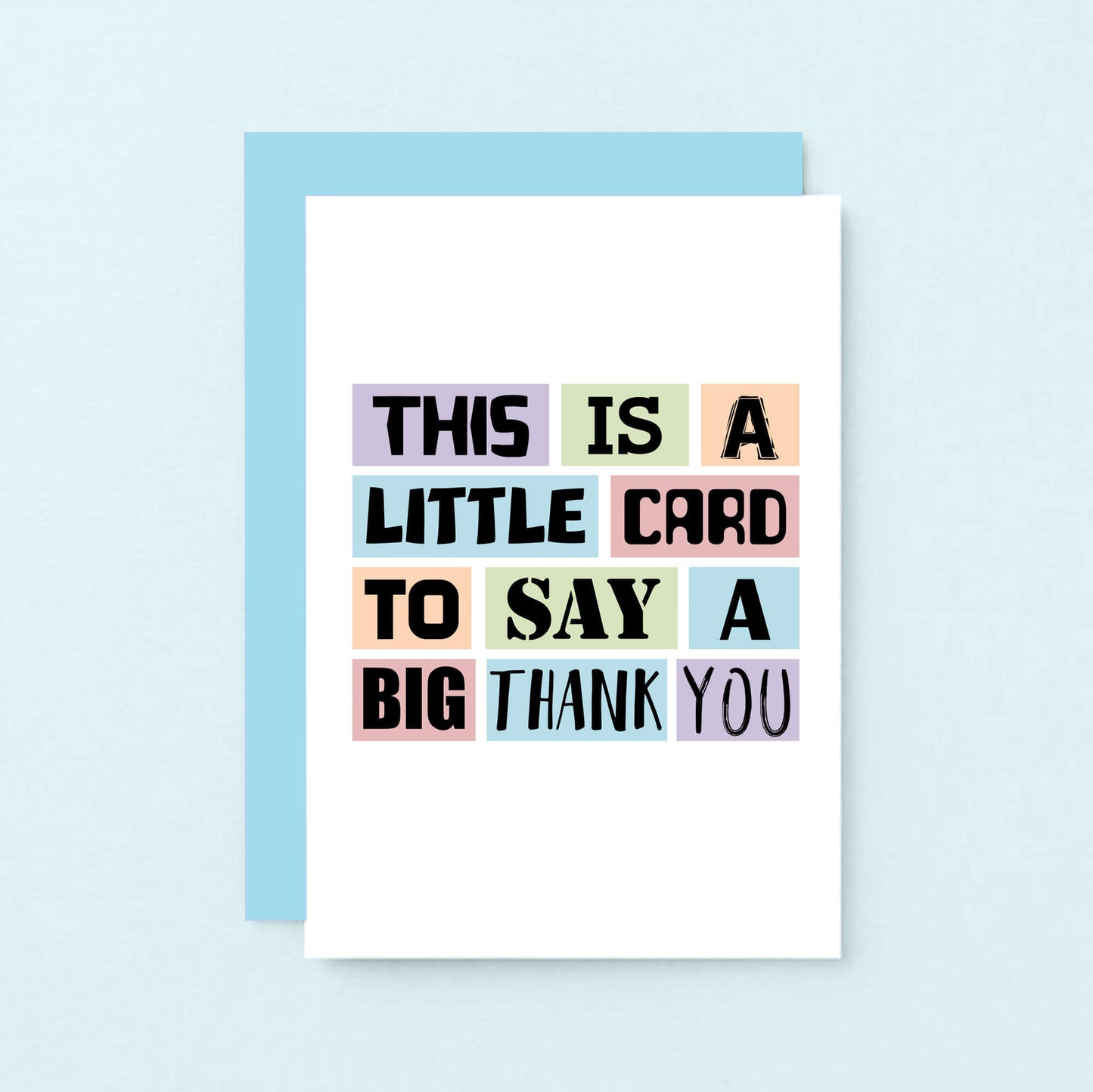 Thank You Card by SixElevenCreations Product Code SE0014A6