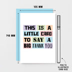 Thank You Card by SixElevenCreations Product Code SE0014A6
