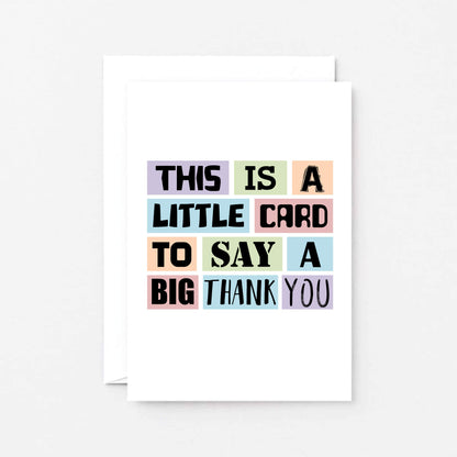 Thank You Card by SixElevenCreations Product Code SE0014A6