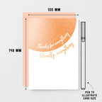 Thank You Card by SixElevenCreations. Reads Thanks for everything. Literally, everything. Product Code SE2503A6