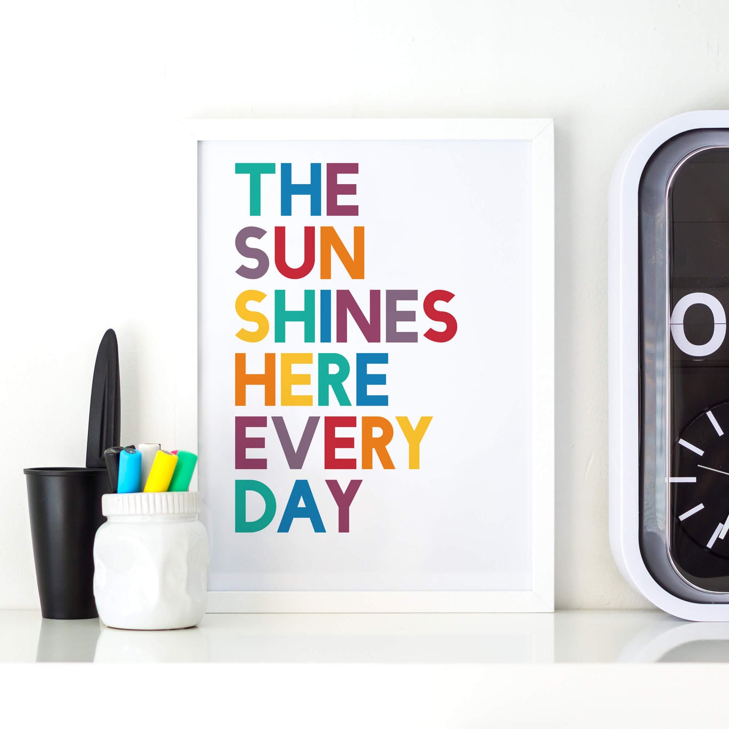 The Sun Shines Here Every Day by SixElevenCreations. Product Code SEP0204