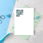 Keep Your Chin Up Card by SixElevenCreations. Product Code SE0285A6