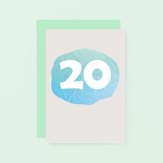 20 Years Card by SixElevenCreations. Product Code SE4063A6