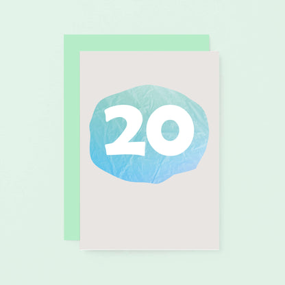 20 Years Card by SixElevenCreations. Product Code SE4063A6