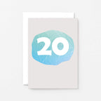 20 Years Card by SixElevenCreations. Product Code SE4063A6