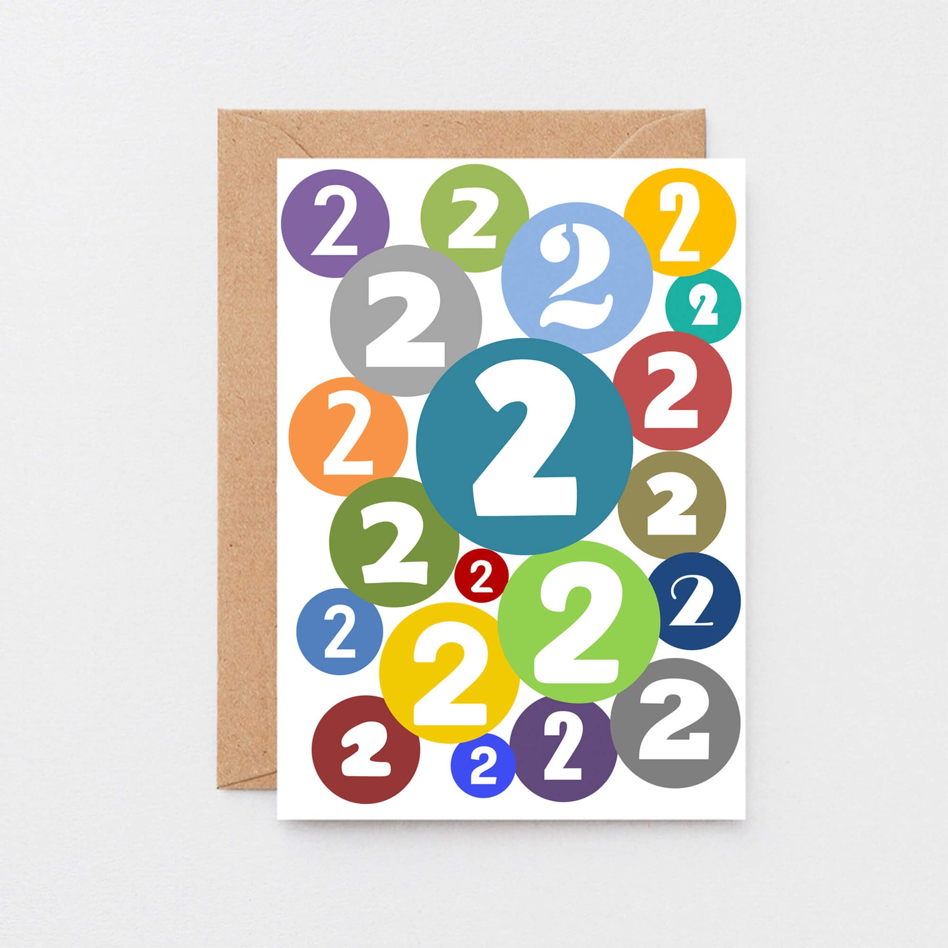 2nd Birthday Card by SixElevenCreations. Product Code SE2062A6
