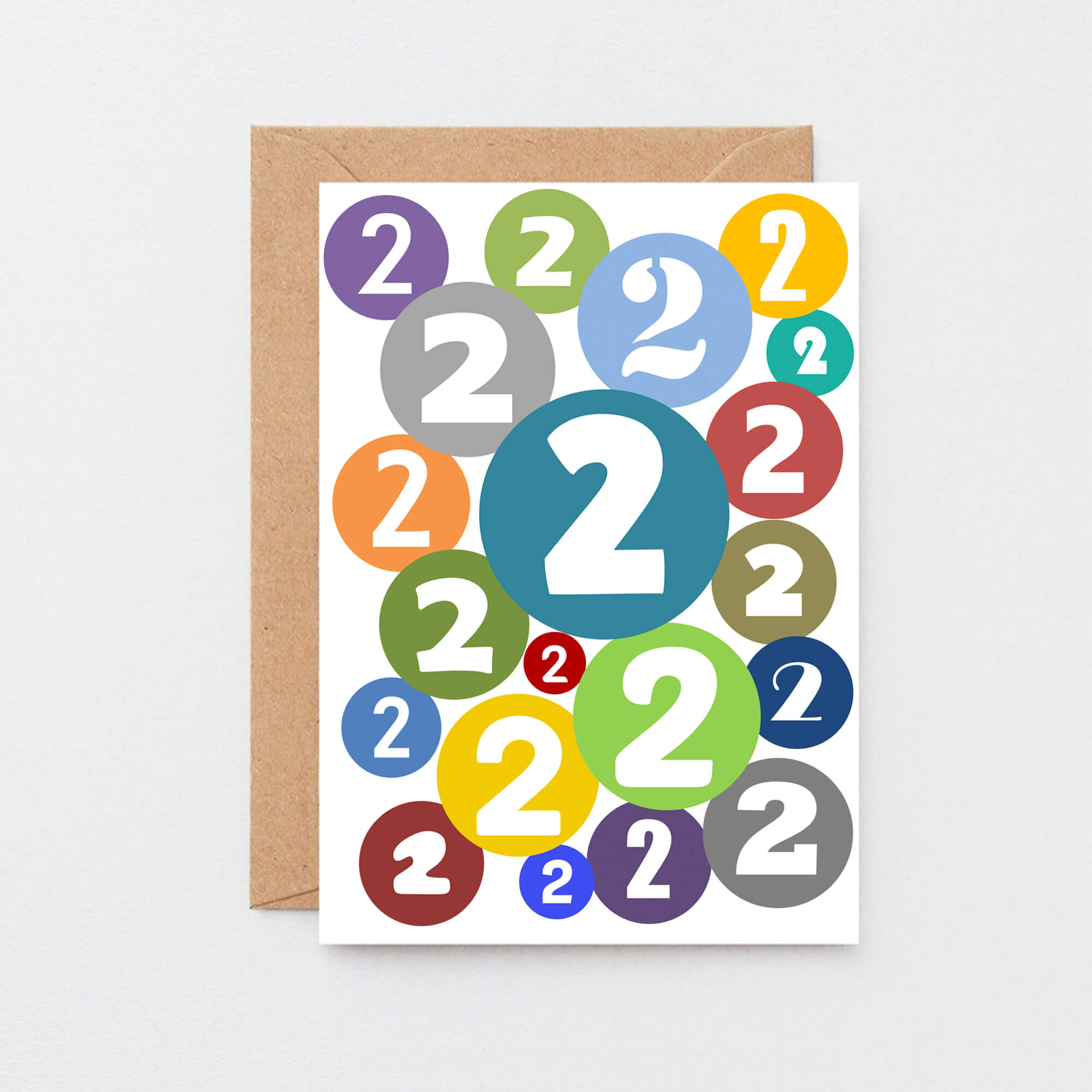 2nd Birthday Card by SixElevenCreations. Product Code SE2062A6