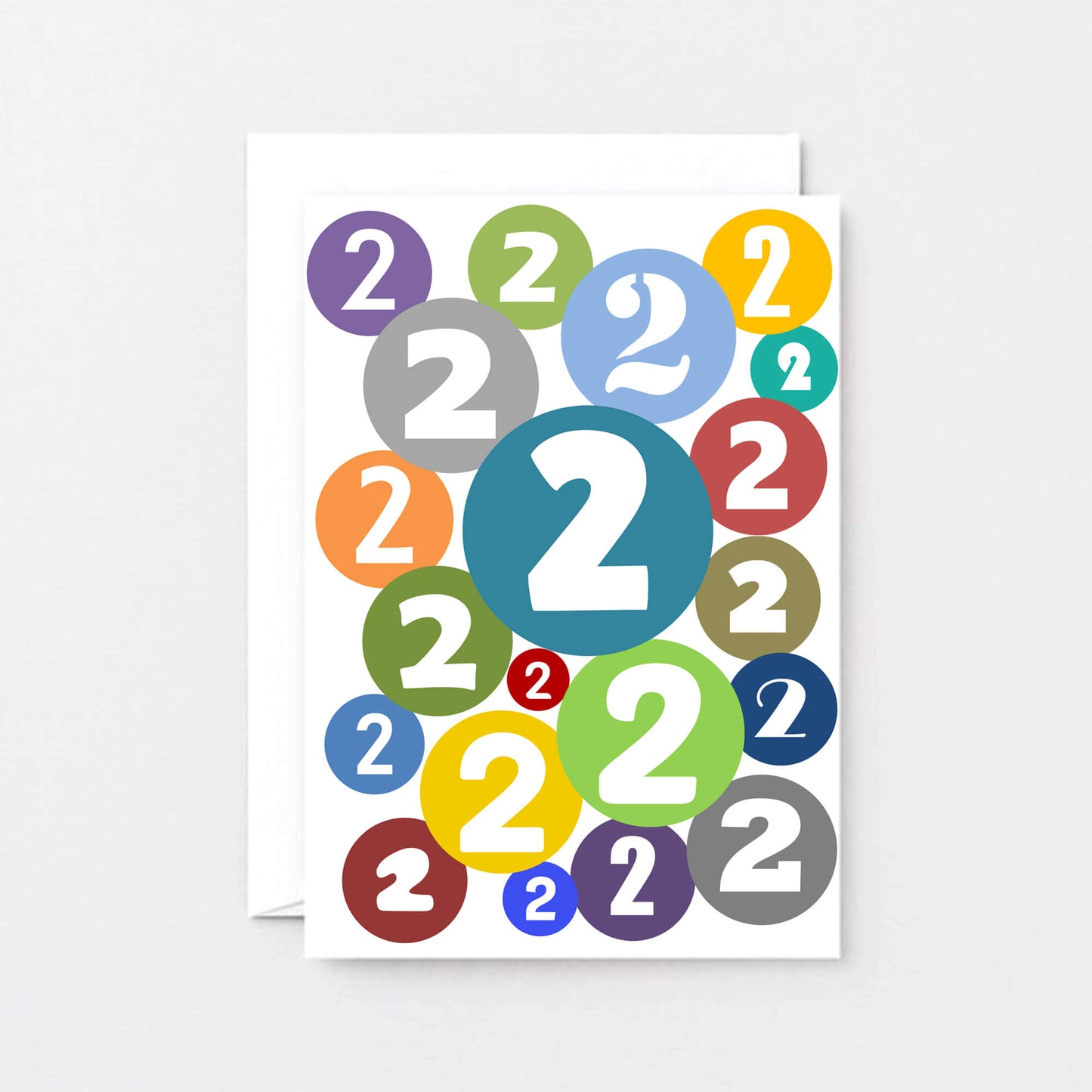 2nd Birthday Card by SixElevenCreations. Product Code SE2062A6