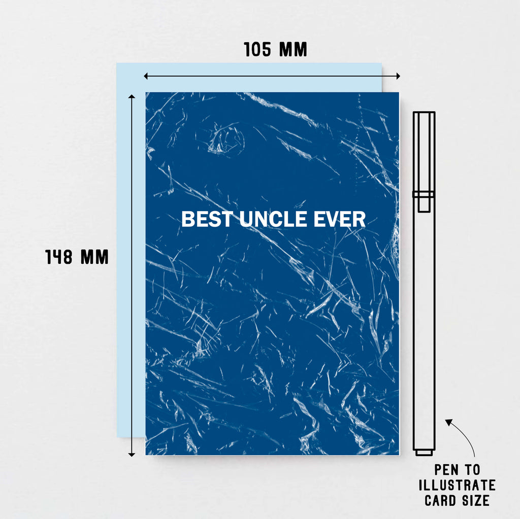 Best Uncle Ever Card by SixElevenCreations. Product Code SE3057A6