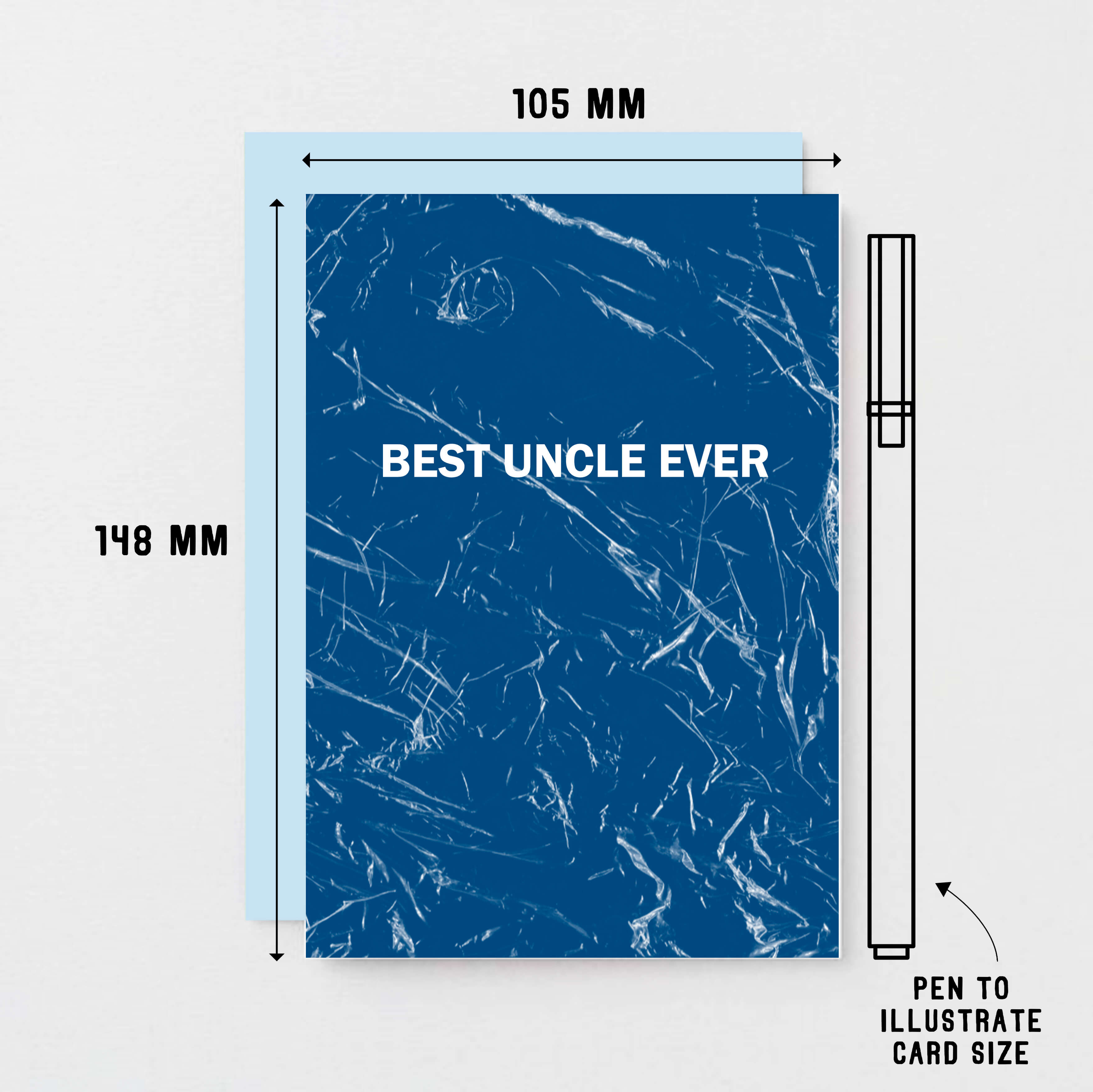 Best Uncle Ever Card by SixElevenCreations. Product Code SE3057A6