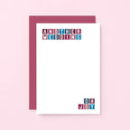 Wedding Card by SixElevenCreations. Reads Another wedding Oh Joy. Product Code SE0246A6