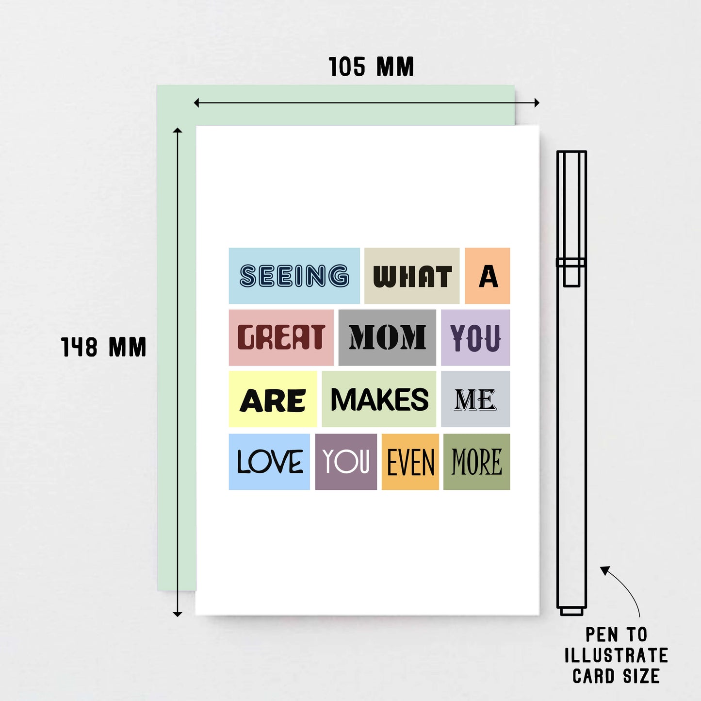 You're A Great Mom Card