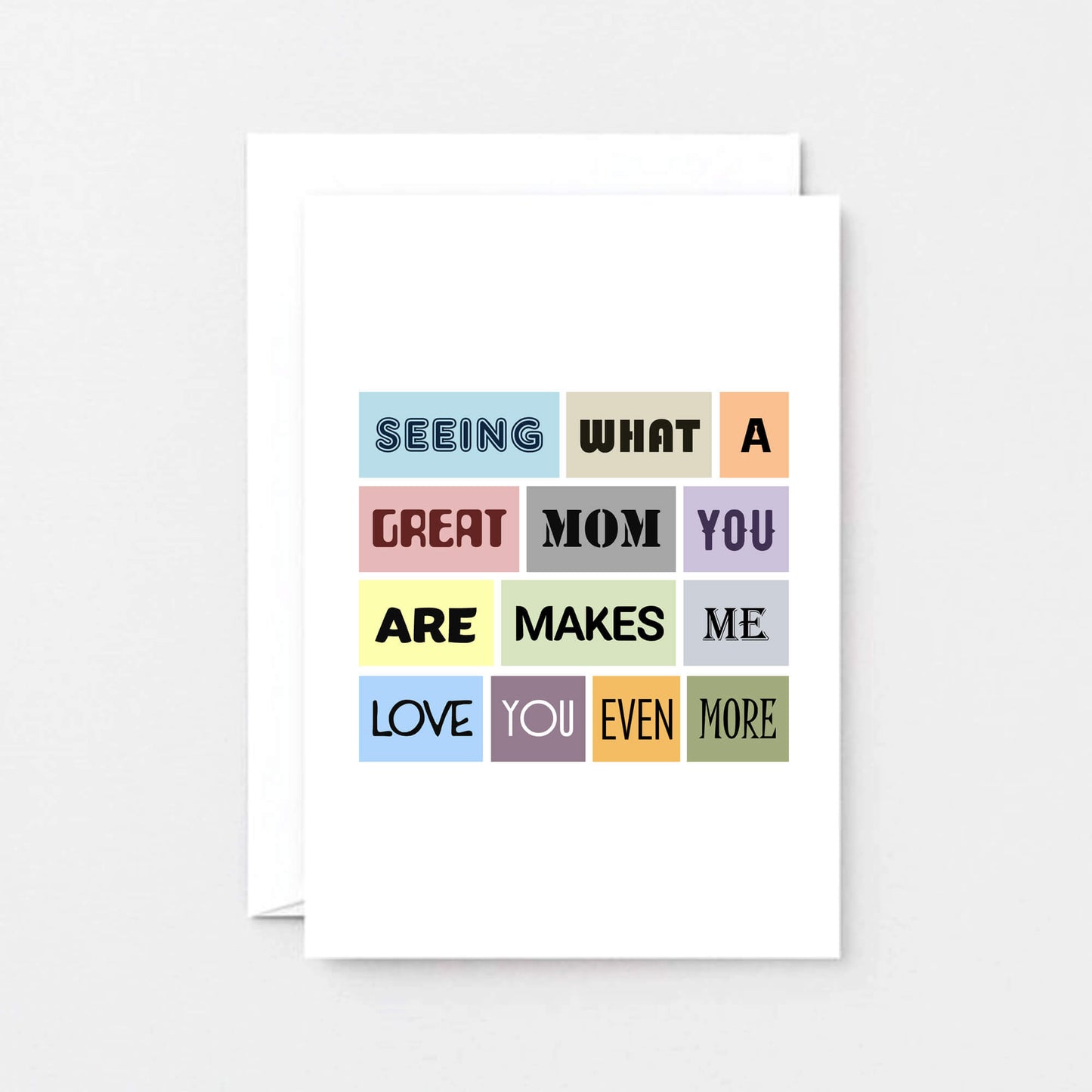 You're A Great Mom Card