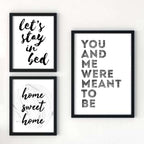 Romantic Print with the phrase You And Me Were Meant To Be by SixElevenCreations. Product Code SEP0401