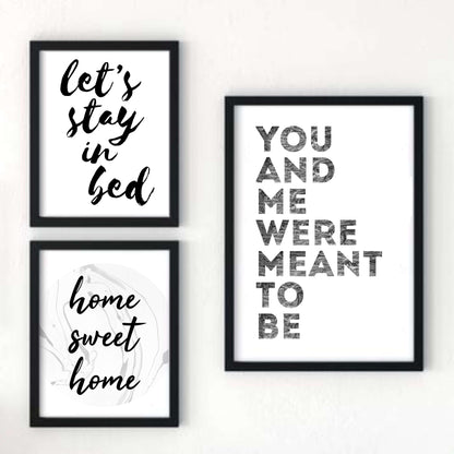 Romantic Print with the phrase You And Me Were Meant To Be by SixElevenCreations. Product Code SEP0401