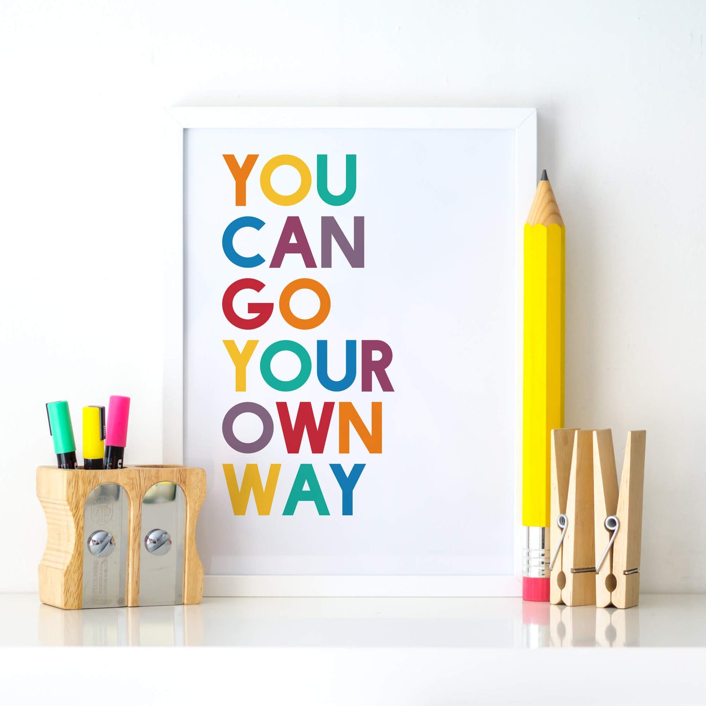 You Can Go Your Own Way Poster by SixElevenCreations. Product Code SEP0202