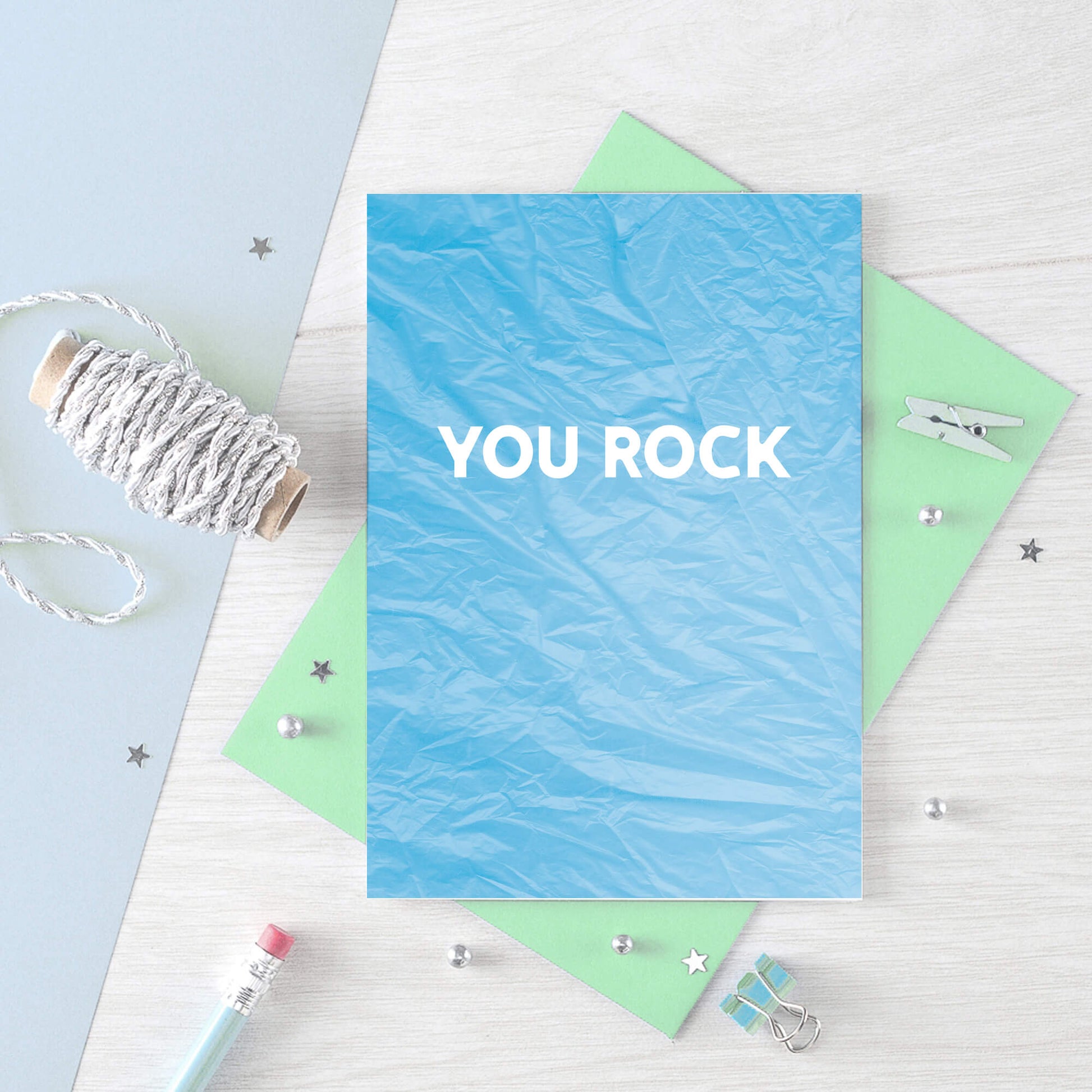 You Rock Card by SixElevenCreations. Product Code SE4008A6