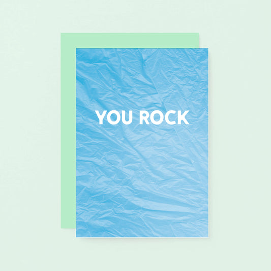 You Rock Card by SixElevenCreations. Product Code SE4008A6