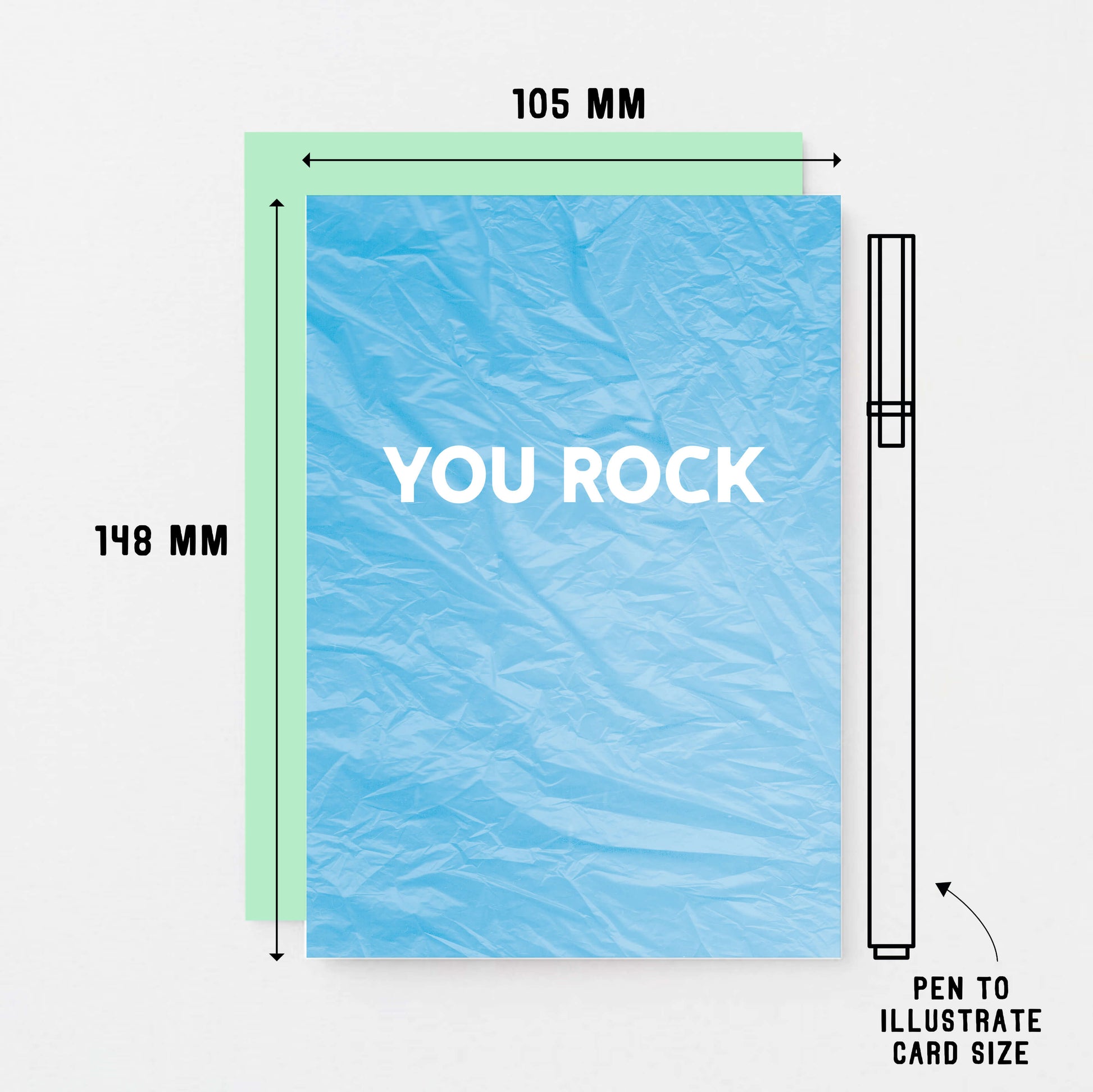 You Rock Card by SixElevenCreations. Product Code SE4008A6