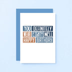 80th Birthday Card by SixElevenCreations. Reads You definitely wear eighty well Happy birthday. Product Code SE0253A6