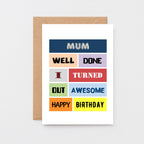 Funny Mum Birthday Card by SixElevenCreations Product Code SE0011A6