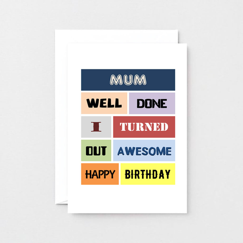 Funny Mum Birthday Card by SixElevenCreations Product Code SE0011A6