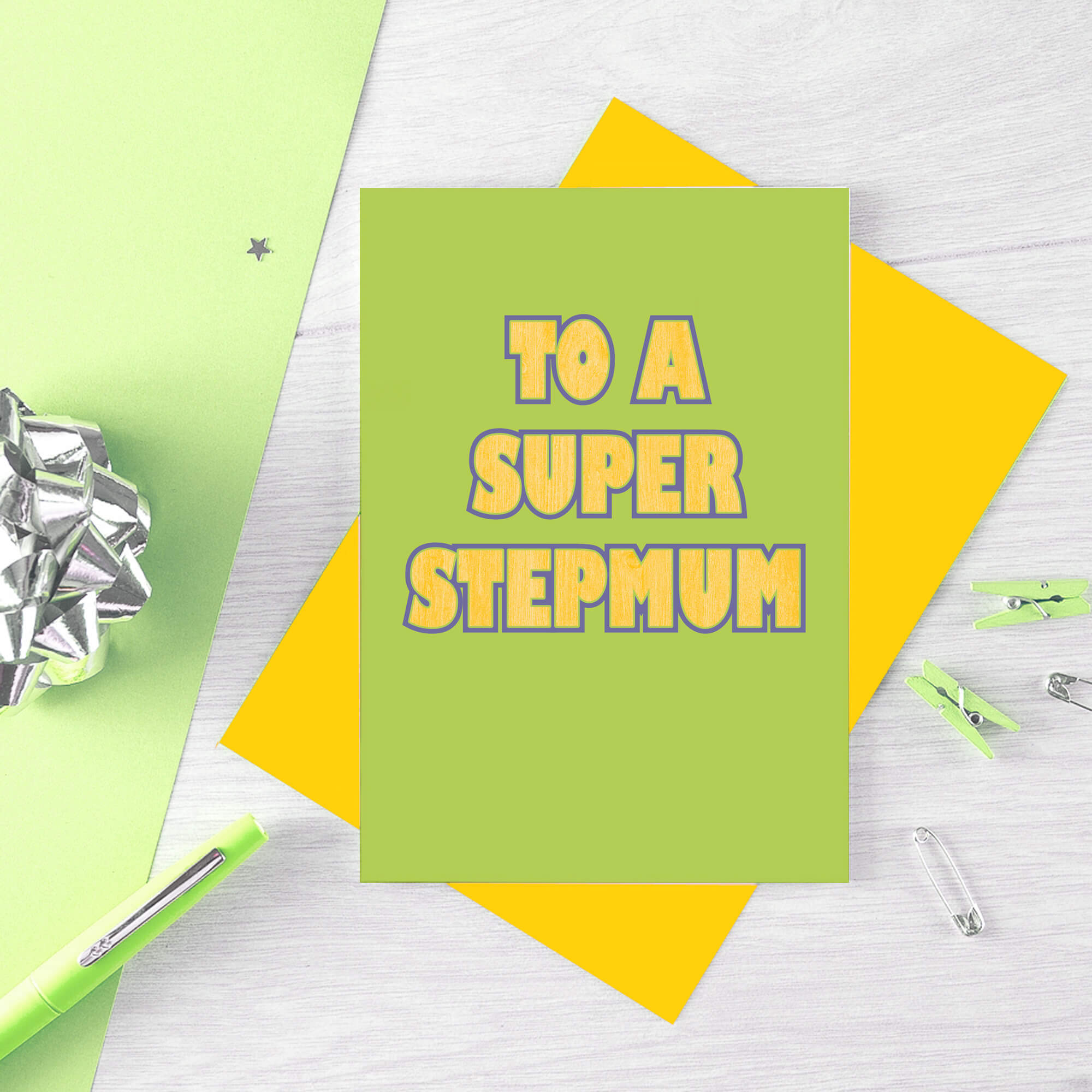 To A Super Stepmum Card by SixElevenCreations. Product Code SE1502A6