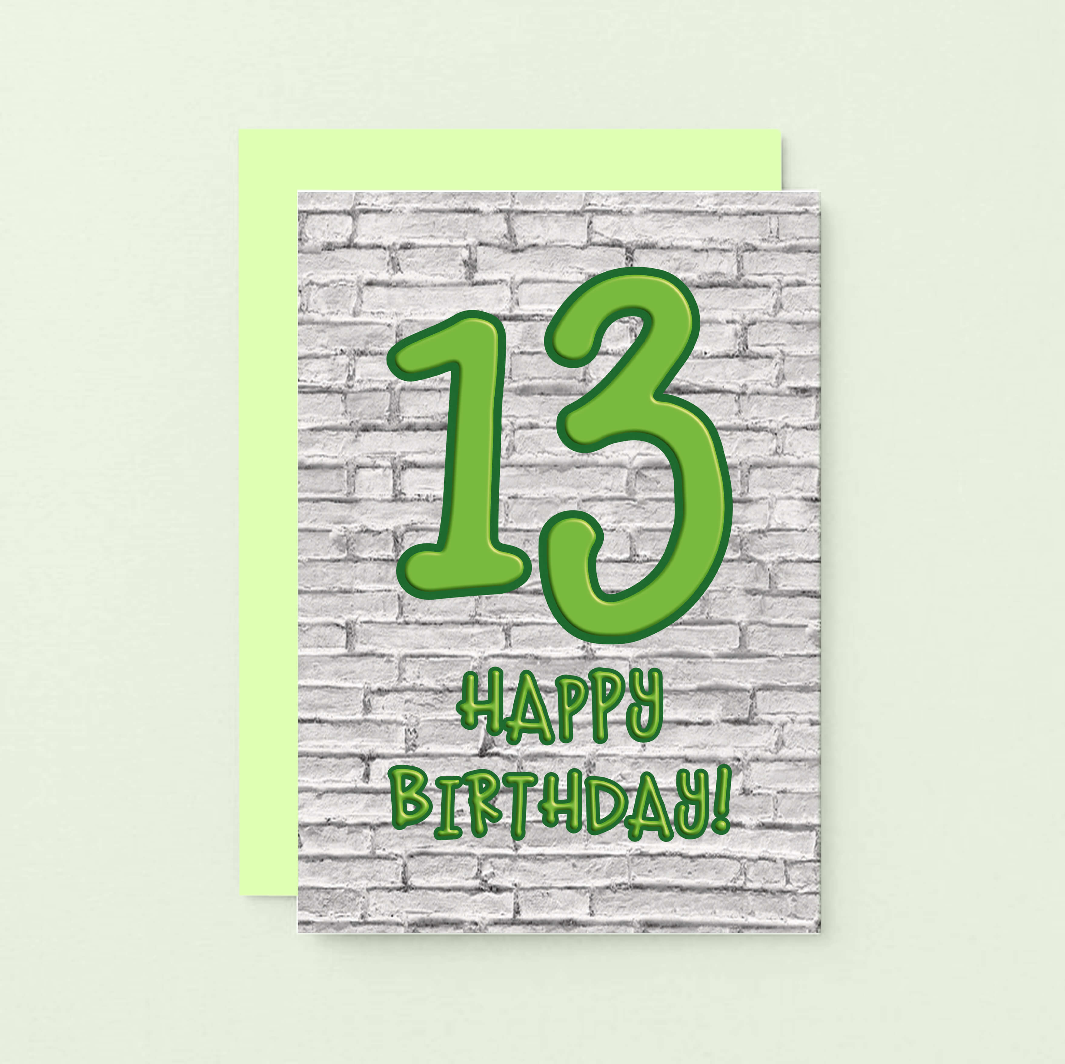 13th Birthday Card by SixElevenCreations. Product Code SE3611A6