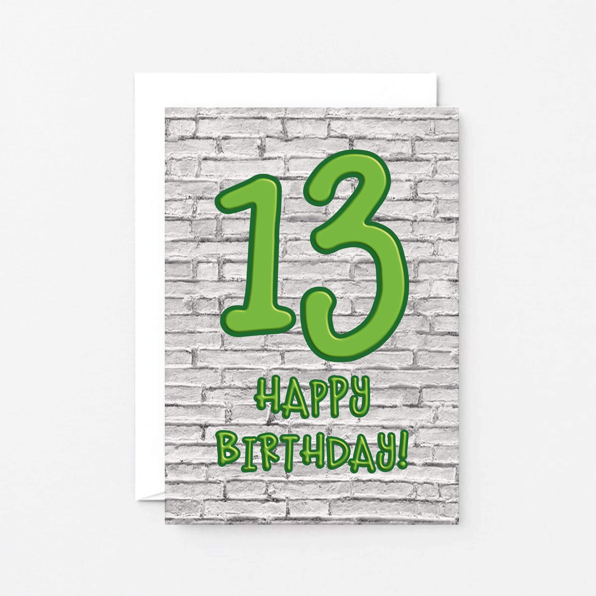 13th Birthday Card by SixElevenCreations. Product Code SE3611A6