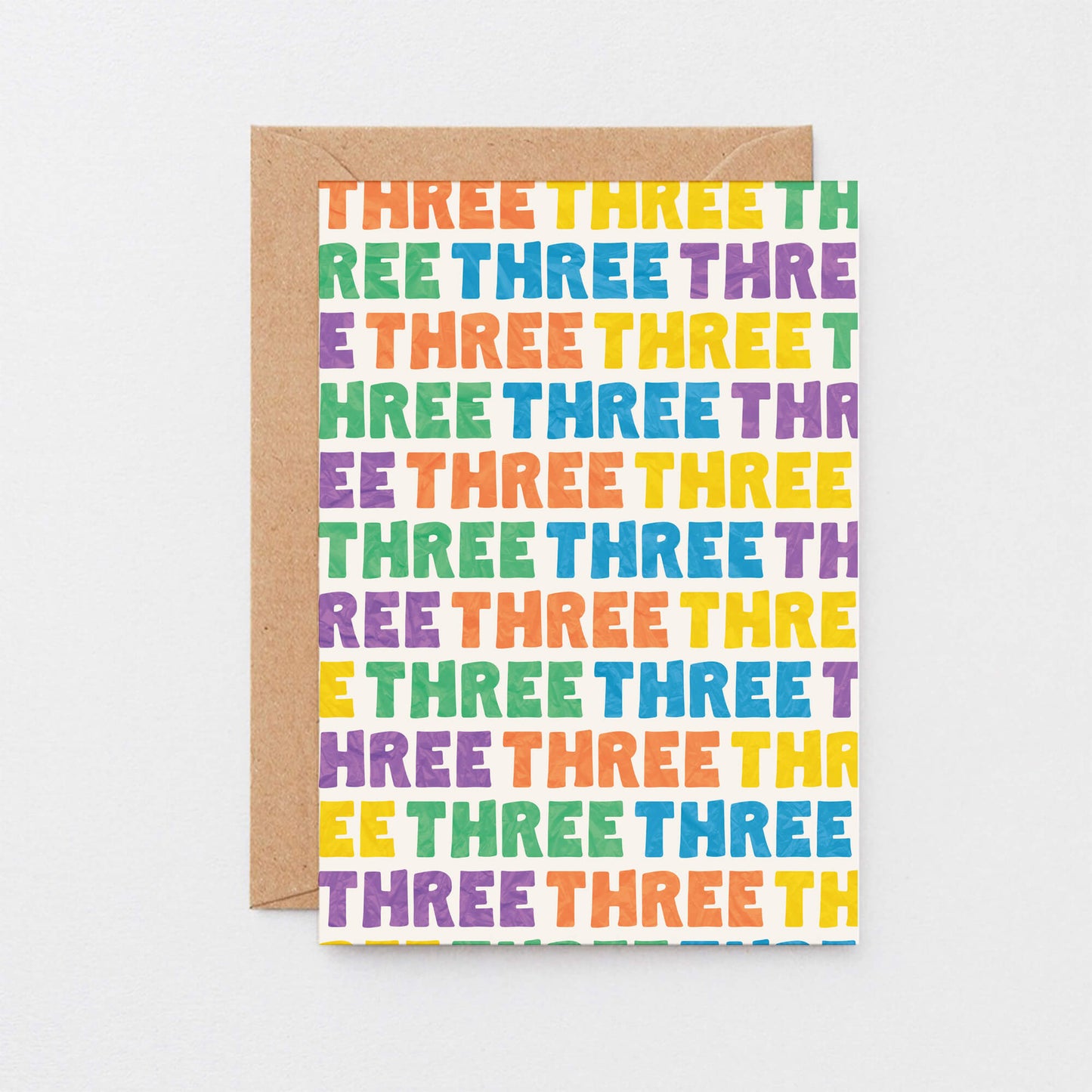 Three Years Card by SixElevenCreations. Product Code SE4103A6
