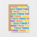 Three Years Card by SixElevenCreations. Product Code SE4103A6