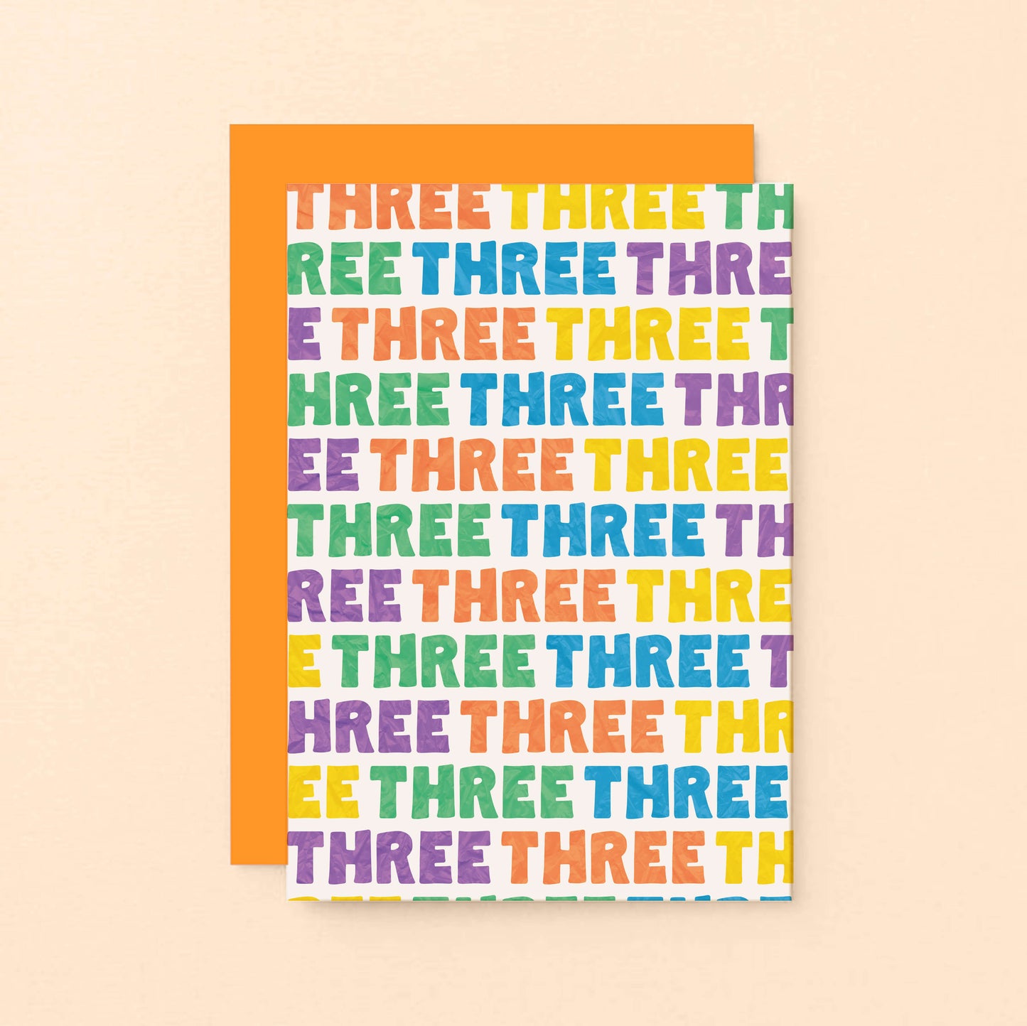 Three Years Card by SixElevenCreations. Product Code SE4103A6