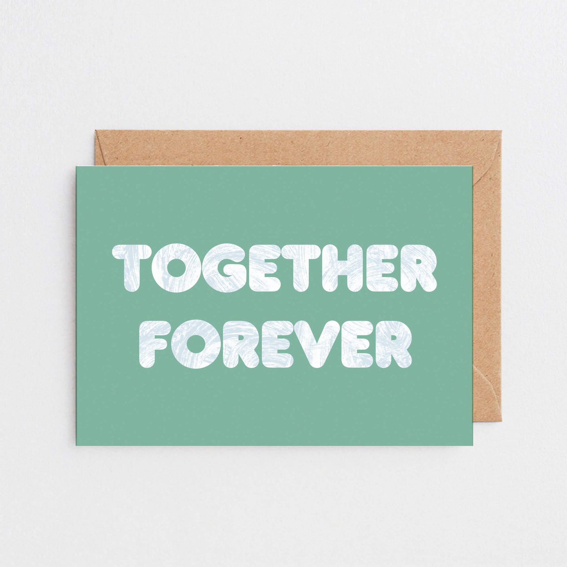 Together Forever Card by SixElevenCreations. Printed on eco friendly card. Product Code SE5105A6