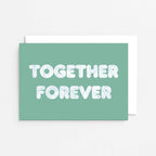 Together Forever Card by SixElevenCreations. Printed on eco friendly card. Product Code SE5105A6