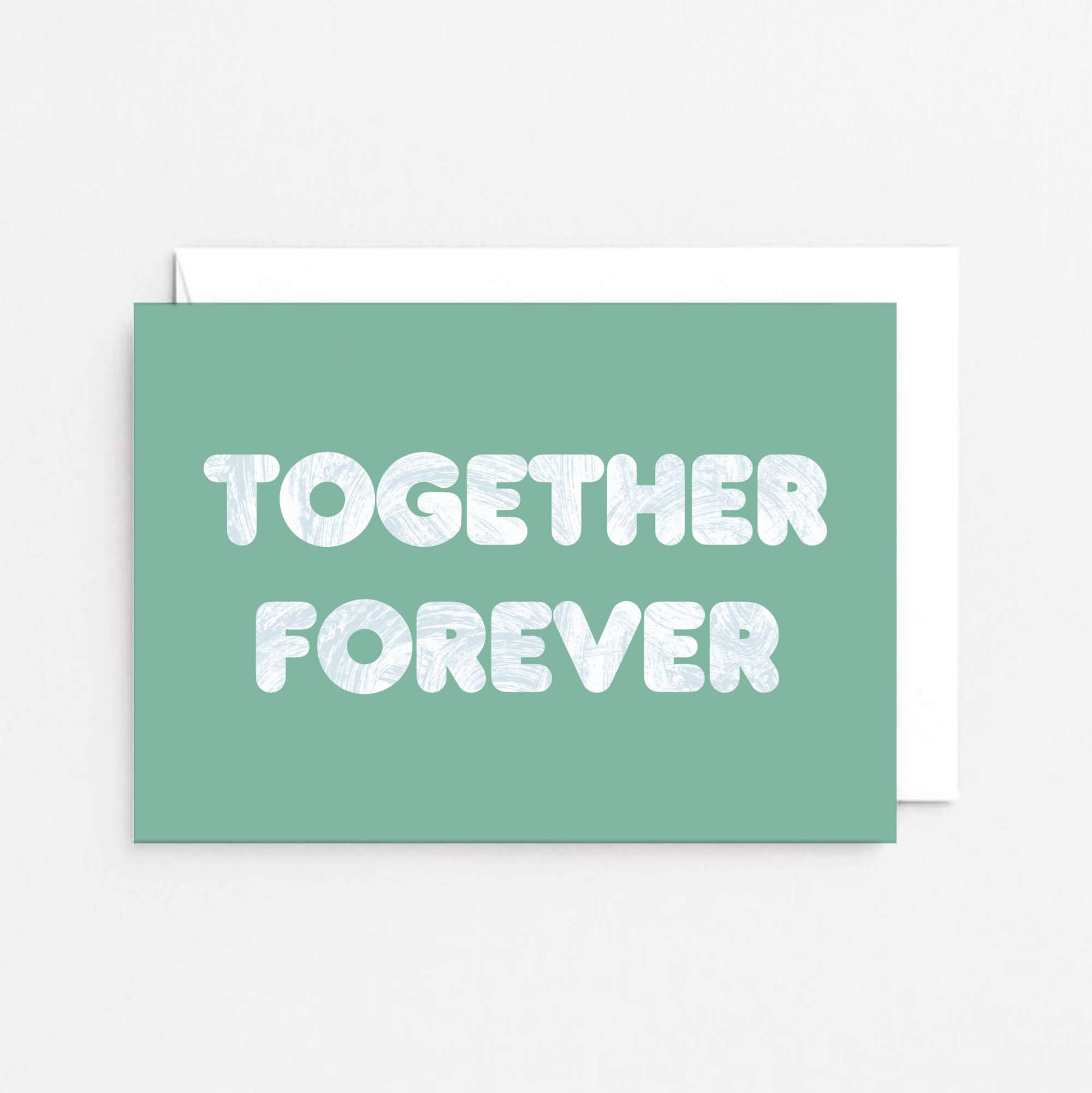 Together Forever Card by SixElevenCreations. Printed on eco friendly card. Product Code SE5105A6