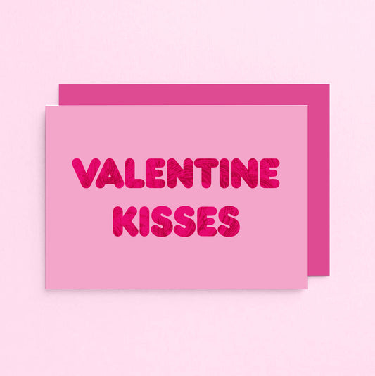 Valentine Kisses Card by SixElevenCreations. Product Code SEV0101A6