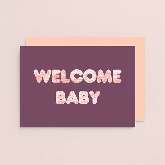 Welcome Baby Card by SixElevenCreations. Product Code SE5106A6