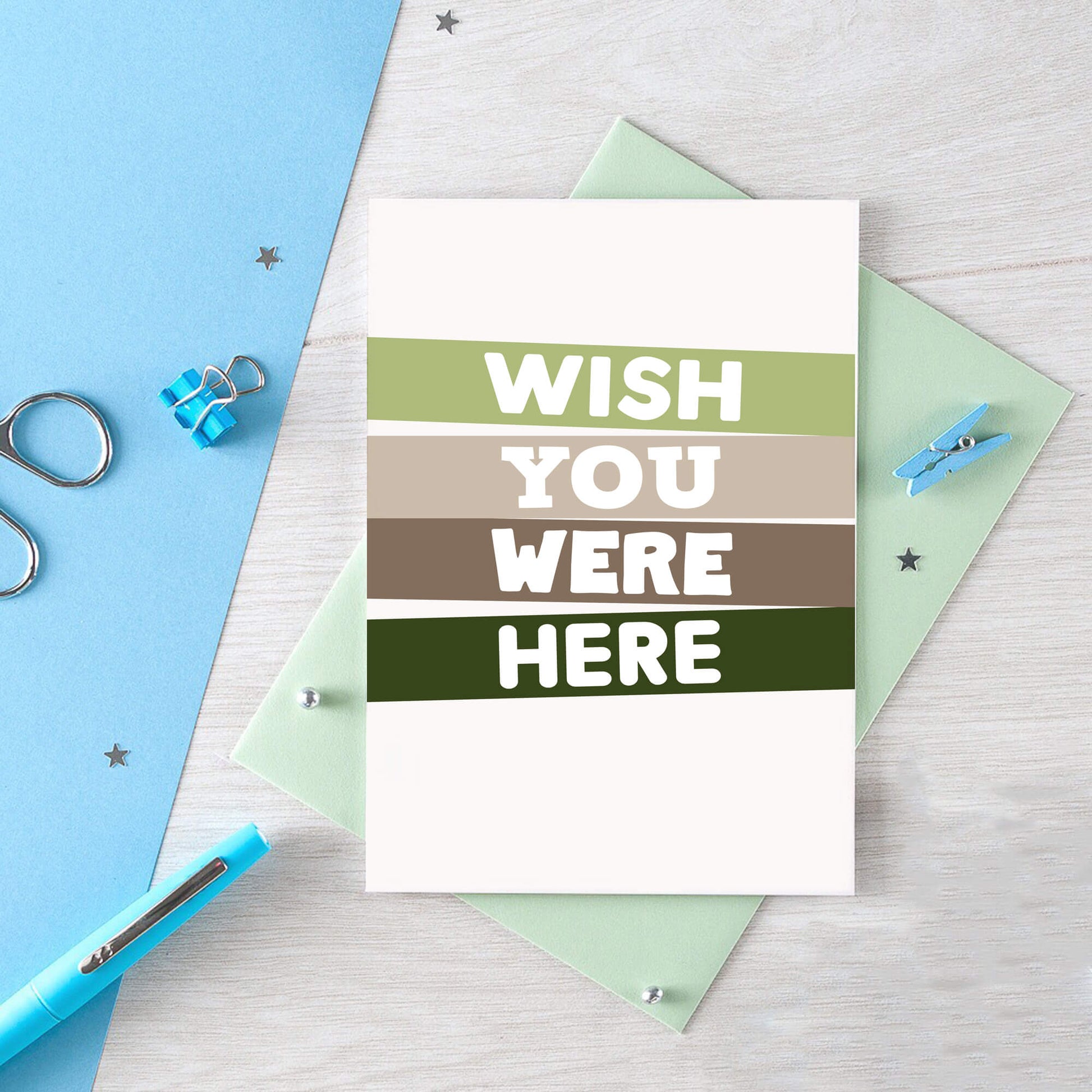 Wish You Were Here Card by SixElevenCreations. Product Code SE0506A6