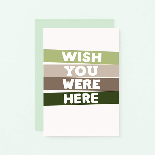 Wish You Were Here Card by SixElevenCreations. Product Code SE0506A6