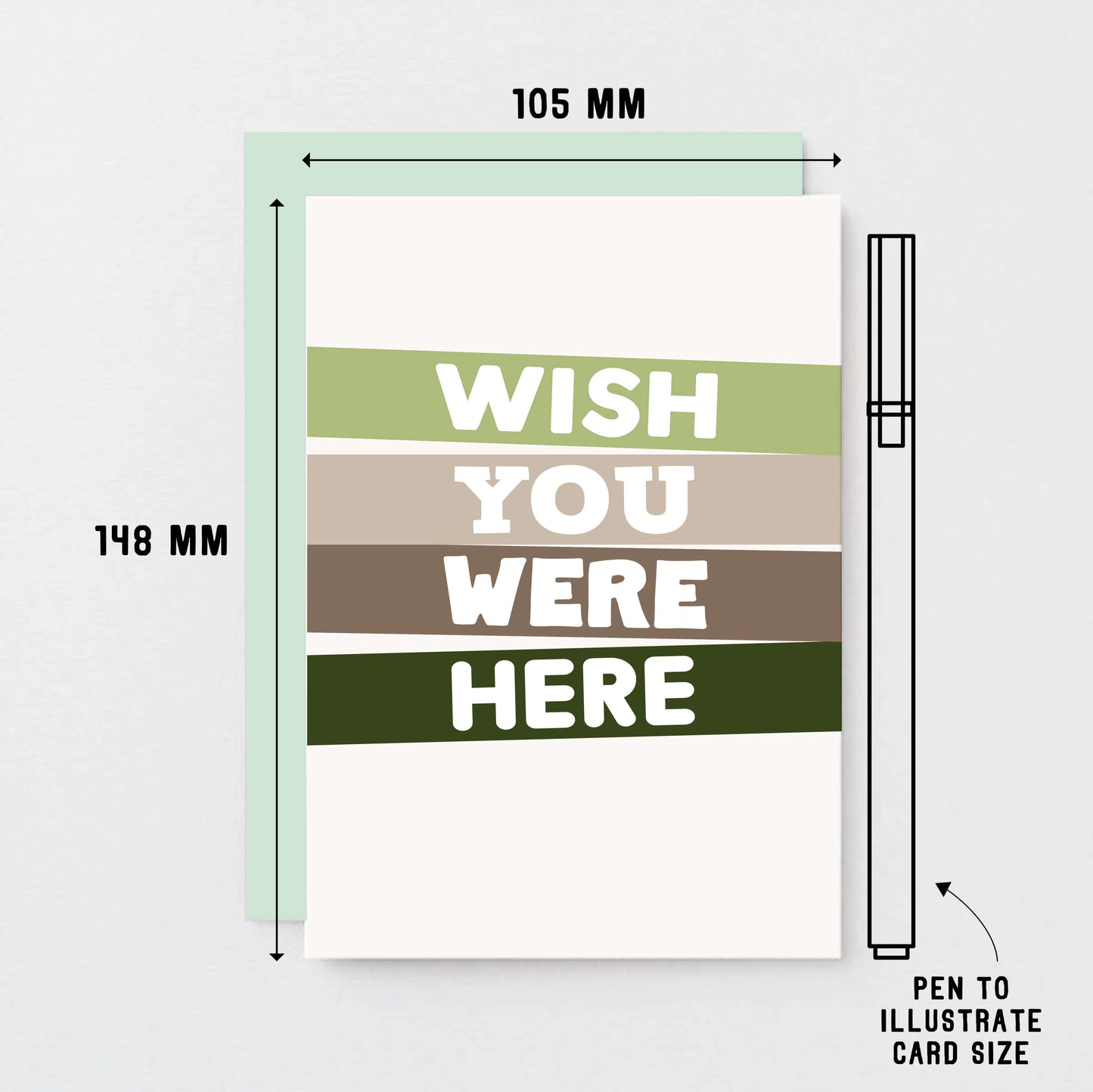Wish You Were Here Card by SixElevenCreations. Product Code SE0506A6