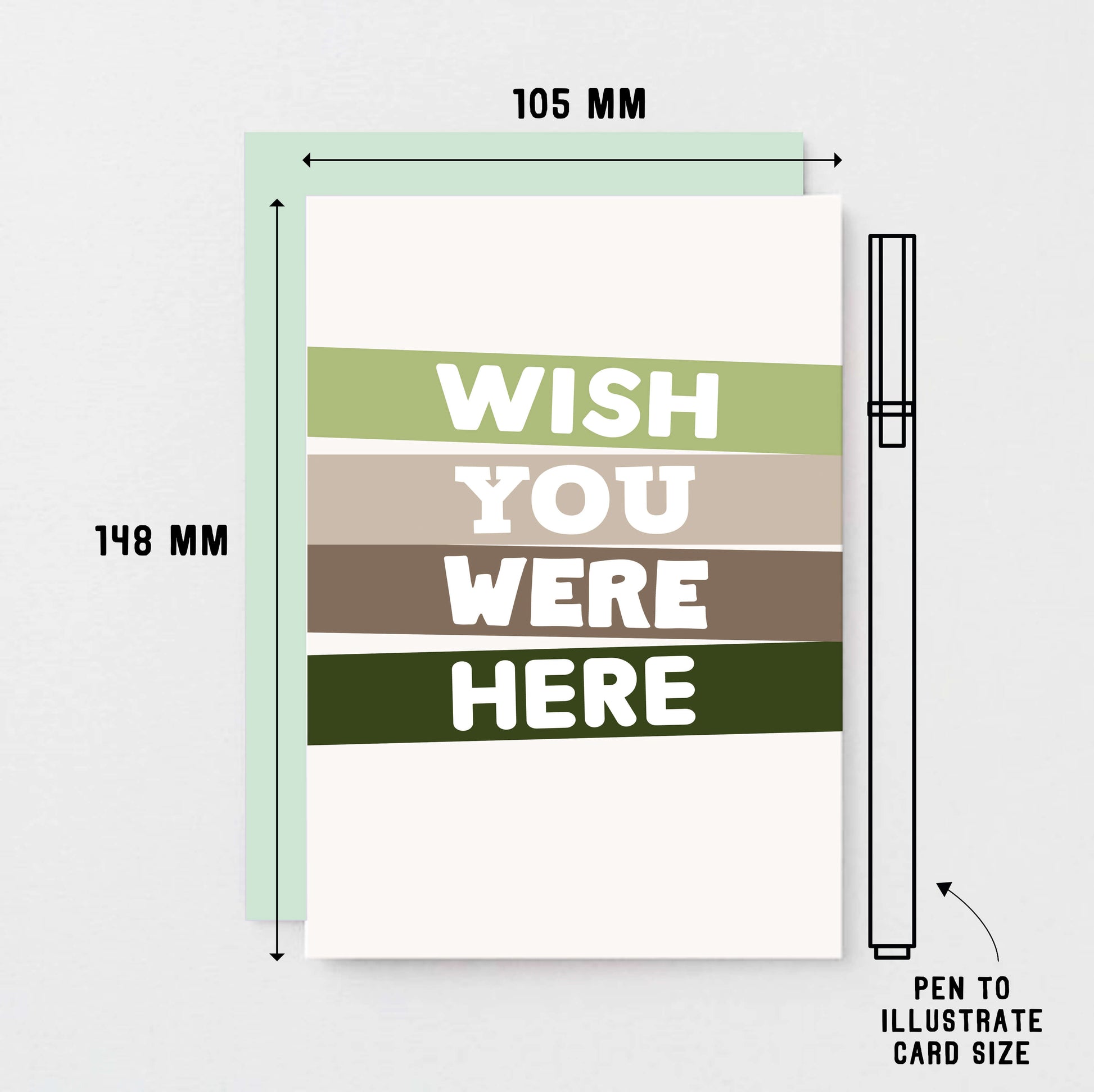 Wish You Were Here Card by SixElevenCreations. Product Code SE0506A6